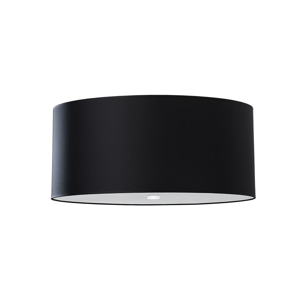 Aplique de techo OTTO 60, negro, E27 - XauenBatt Iluminación