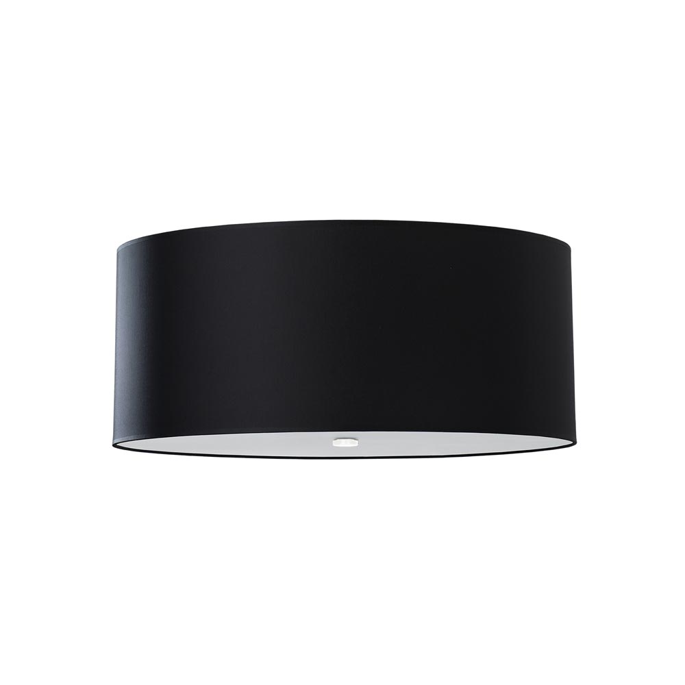 Aplique de techo OTTO 70, negro, E27 - XauenBatt Iluminación