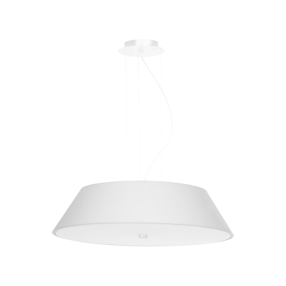 Lámpara suspendida VEGA 60 blanca, E27 - XauenBatt Iluminación