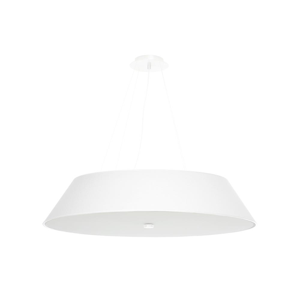 Lámpara suspendida VEGA 70 blanca, E27 - XauenBatt Iluminación