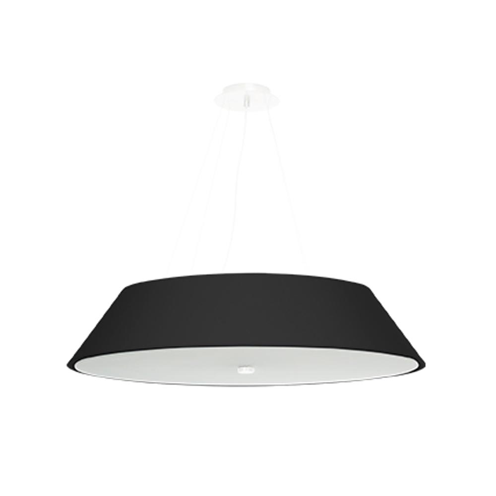 Lámpara suspendida VEGA 70 negra, E27 - XauenBatt Iluminación