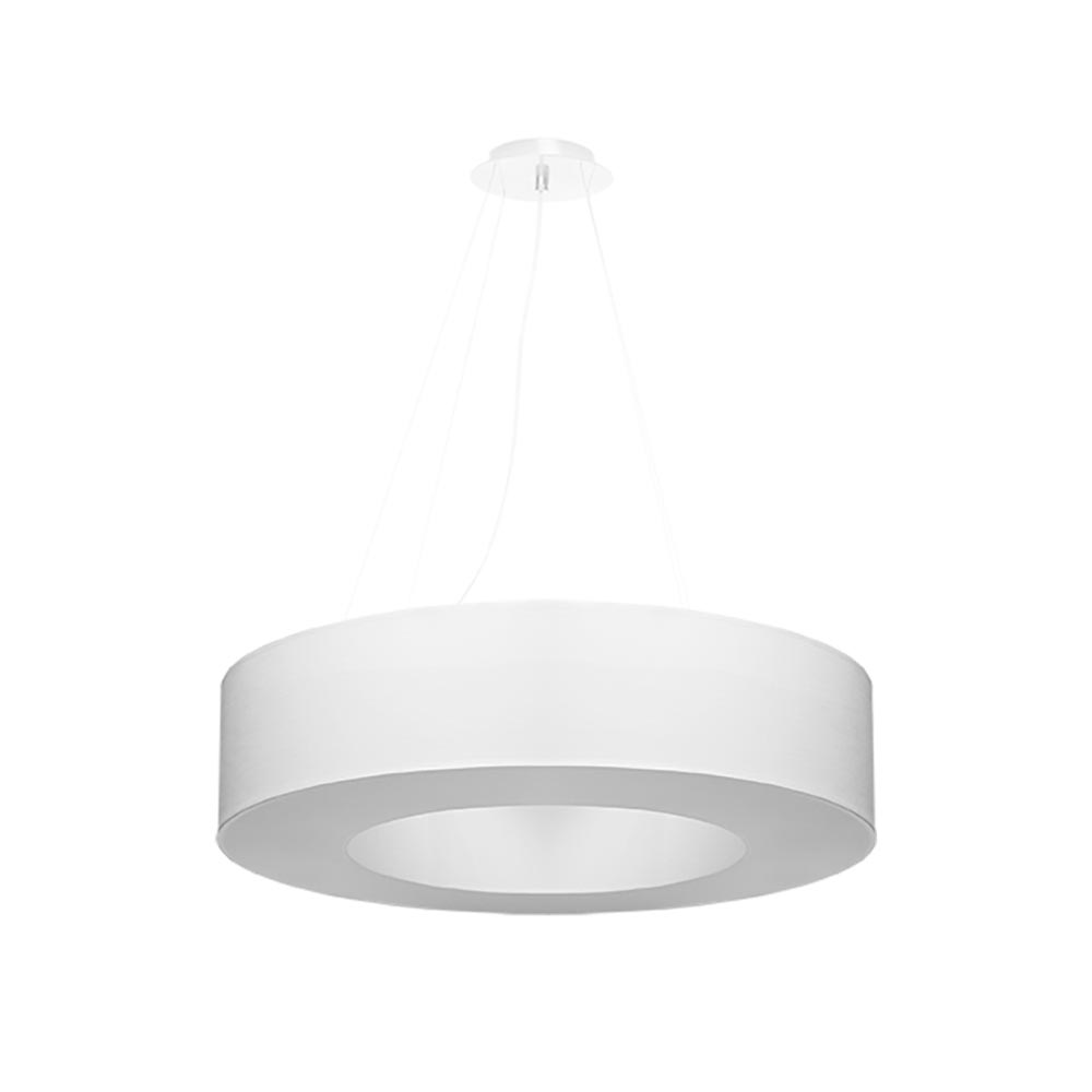 Lámpara suspendida SATURNO 70 blanca, E27 - XauenBatt Iluminación