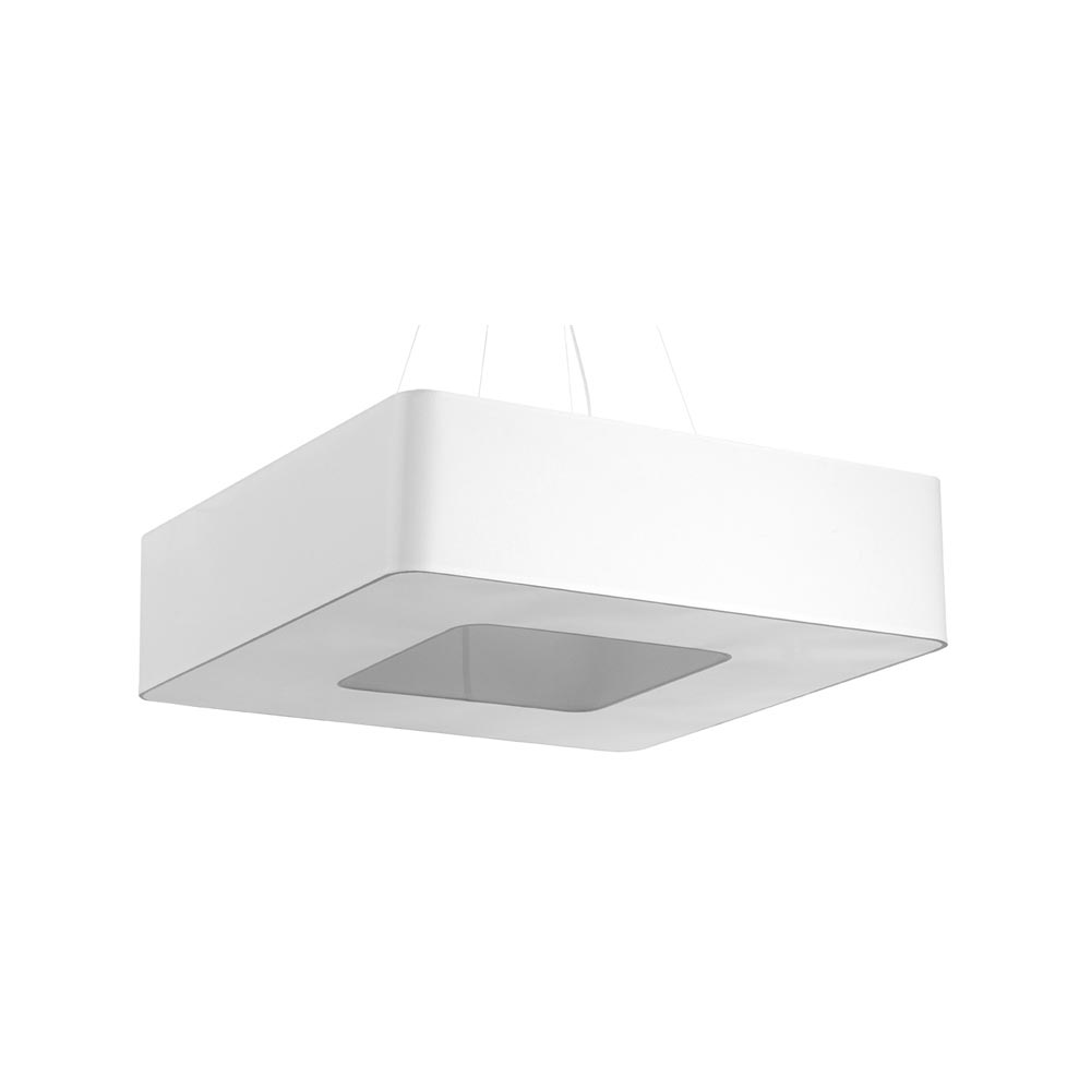 Lámpara suspendida URANO 80 blanca, E27 - XauenBatt Iluminación