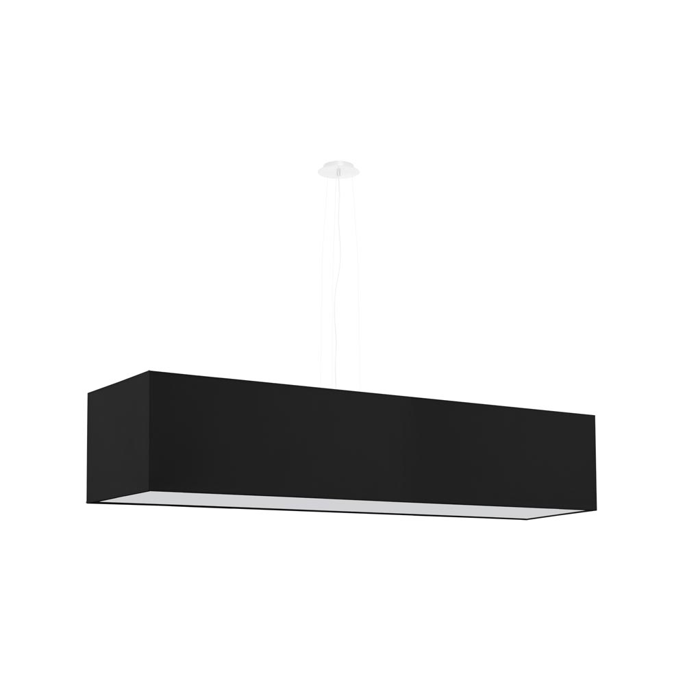 Lámpara suspendida SANTA 120 negro, E27 - XauenBatt Iluminación