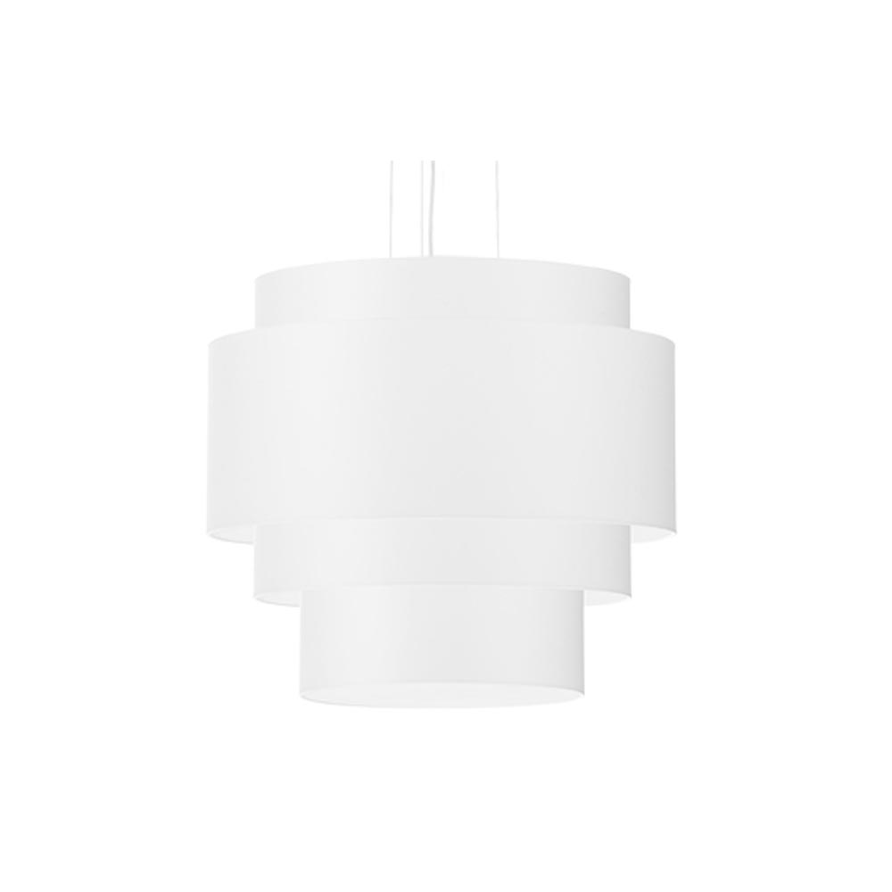 Lámpara suspendida REFLEXION 50 blanco, E27 - XauenBatt Iluminación