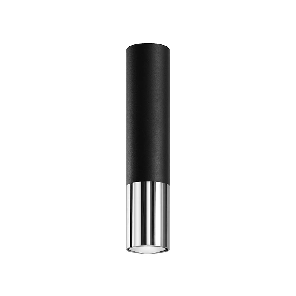 Aplique de techo LOOPEZ negro, GU10/cromo - XauenBatt Iluminación