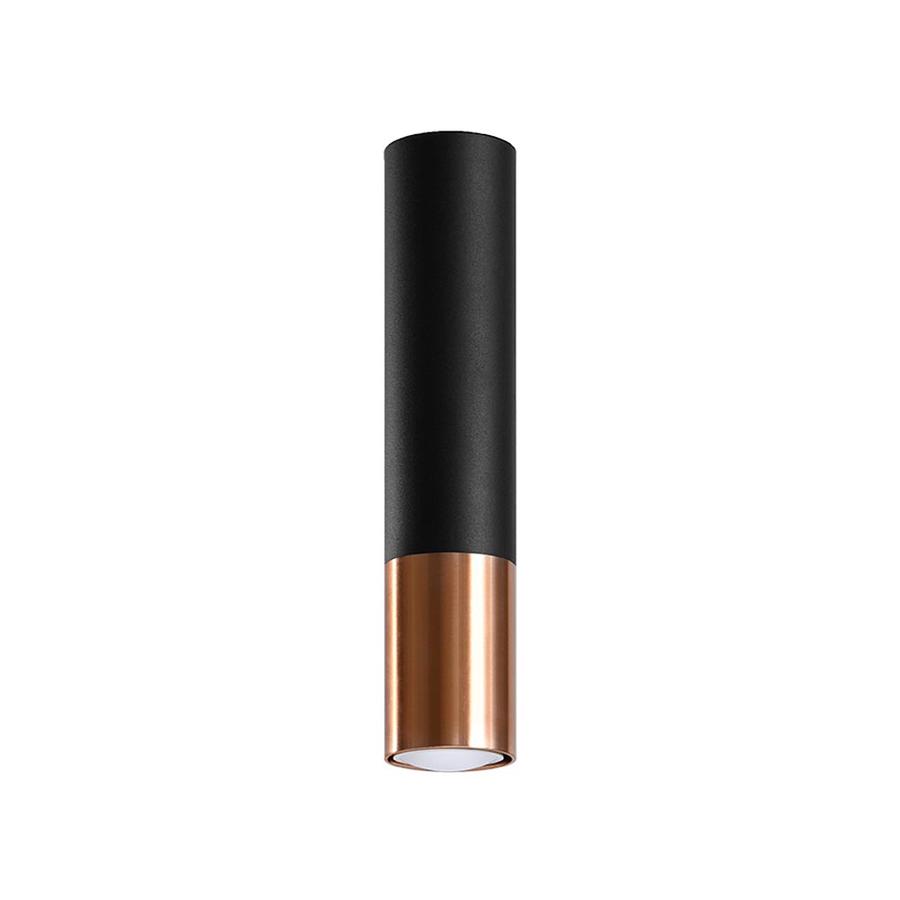 Aplique de techo LOOPEZ negro, GU10/cobre - XauenBatt Iluminación