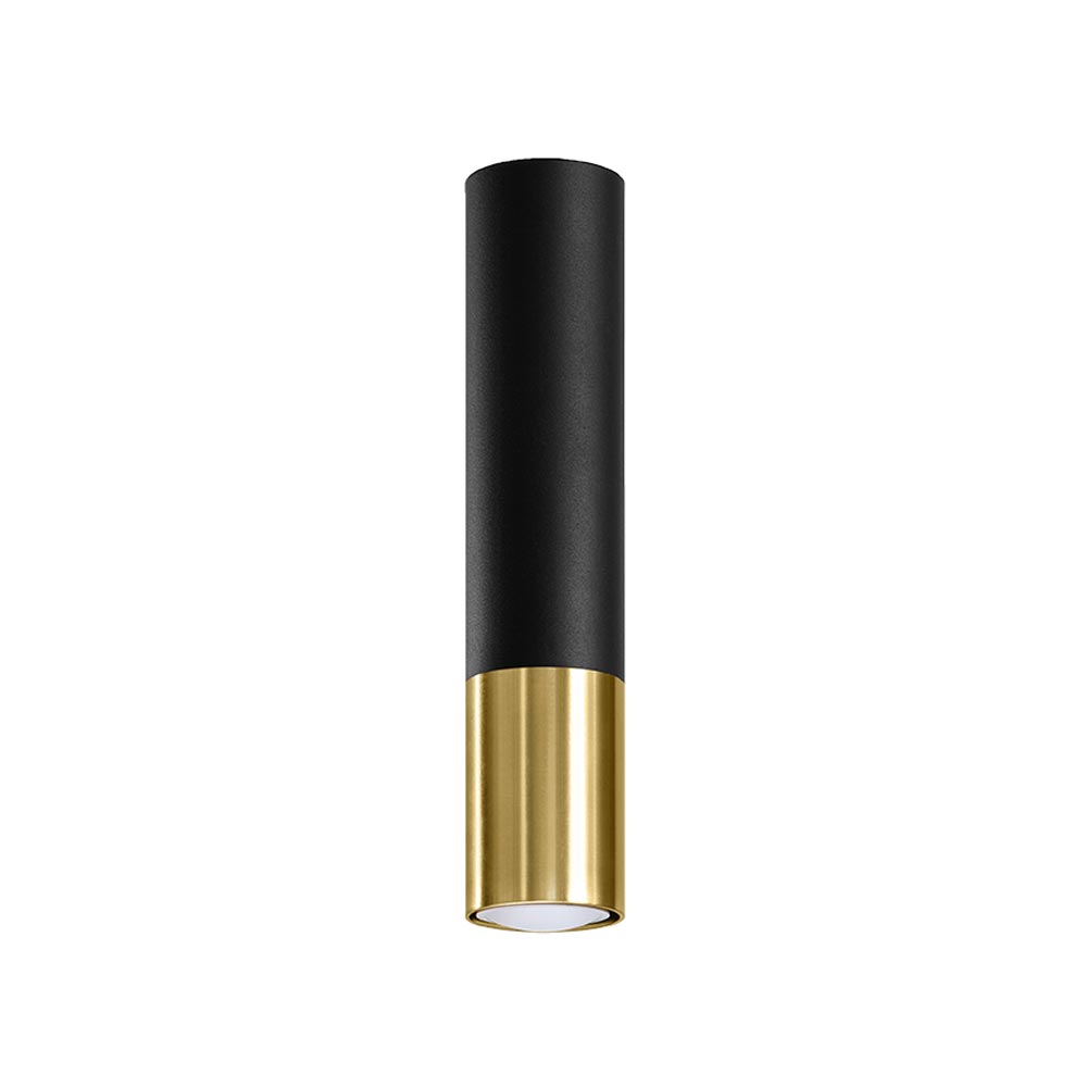 Aplique de techo LOOPEZ negro, GU10/dorado - XauenBatt Iluminación
