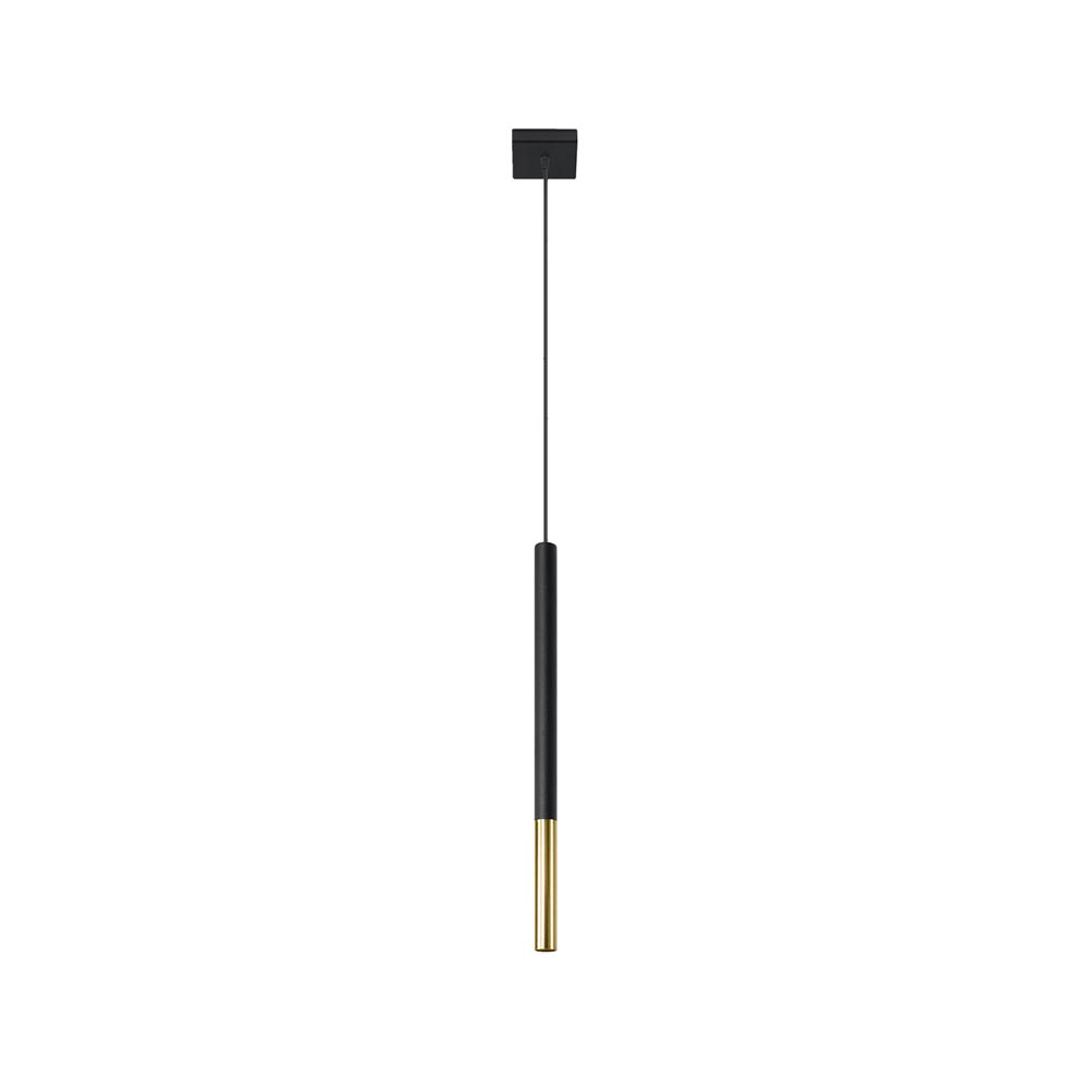 Lámpara de techo MOZAICA 1 negra/dorada - XauenBatt Iluminación