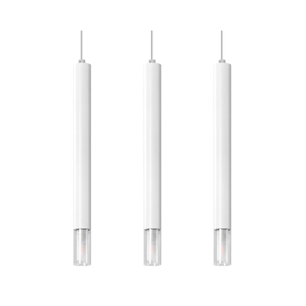 Lámpara de techo WEZYR 3 blanca, G9 - XauenBatt Iluminación