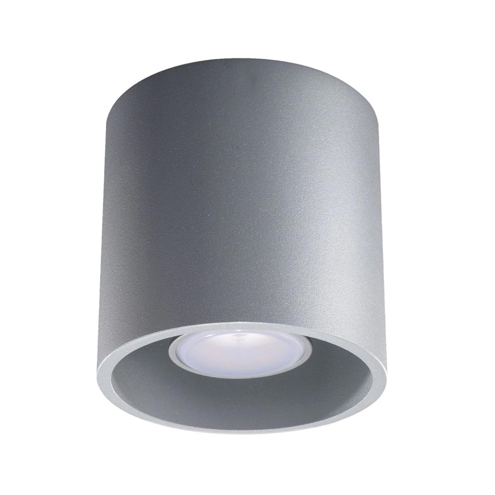 Aplique de techo ORBIS 1 gris, GU10 - XauenBatt Iluminación
