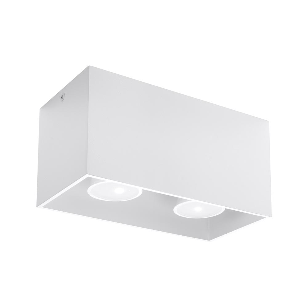 Aplique de techo QUAD blanco, GU10 - XauenBatt Iluminación