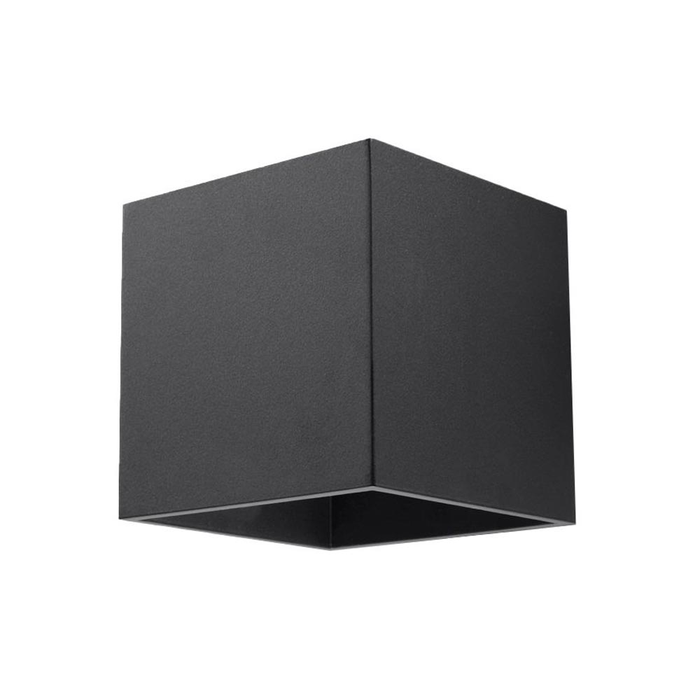 Aplique de pared QUAD 1 negro, G9 - XauenBatt Iluminación