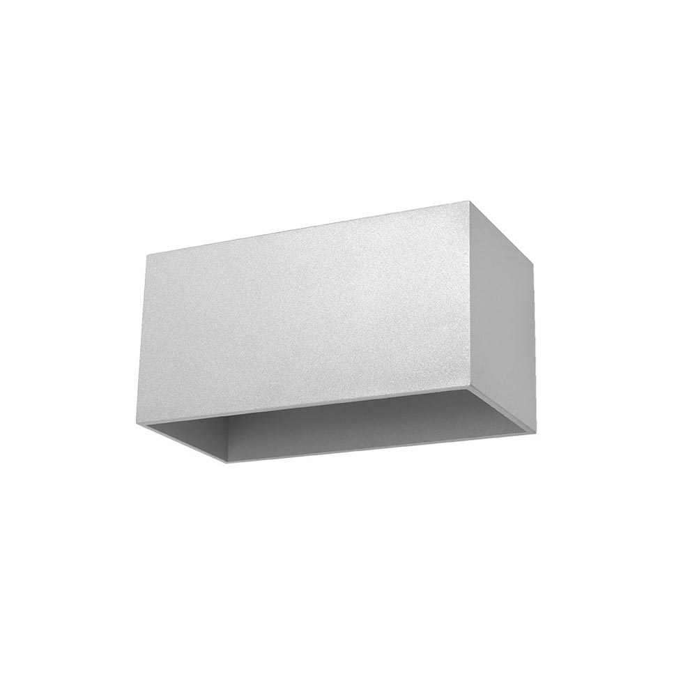 Aplique de pared QUAD MAXI gris, G9 - XauenBatt Iluminación