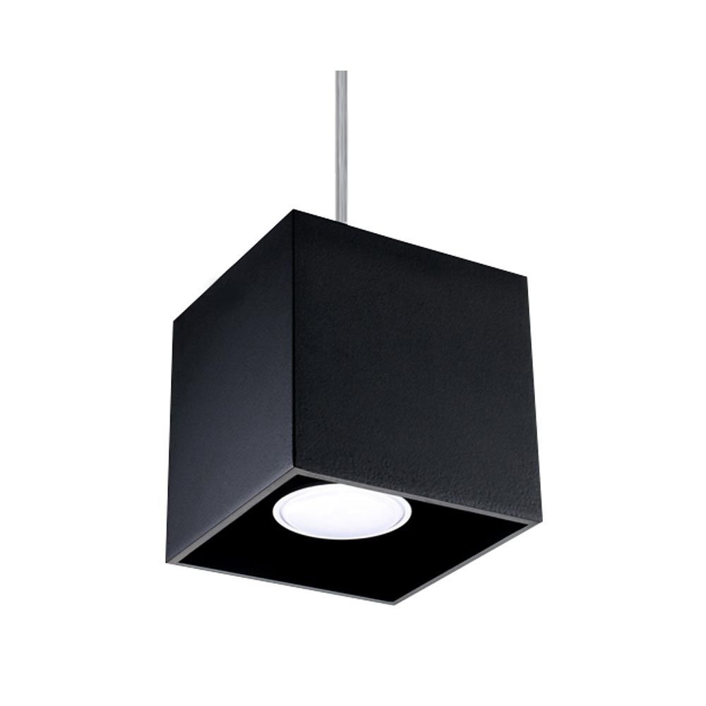 Lámpara de techo QUAD 1 negra, GU10 - XauenBatt Iluminación