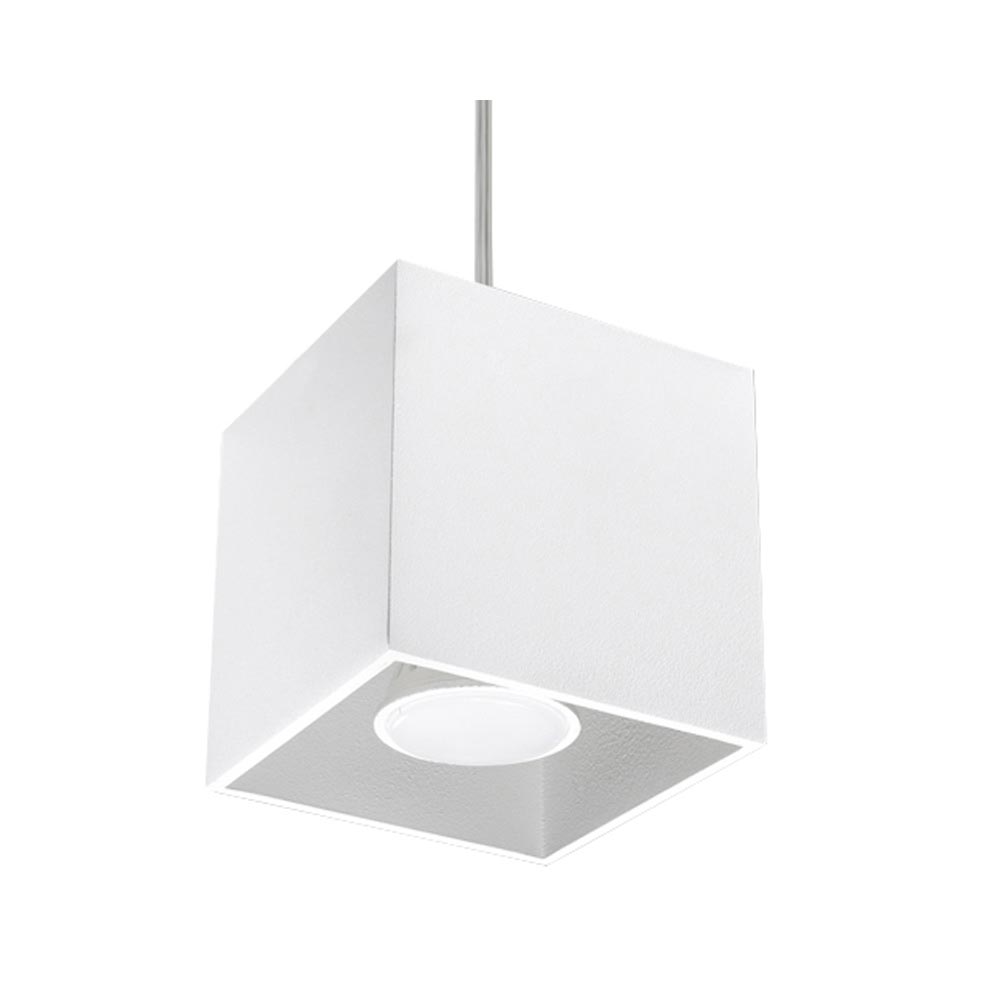 Lámpara de techo QUAD 1 blanca, GU10 - XauenBatt Iluminación