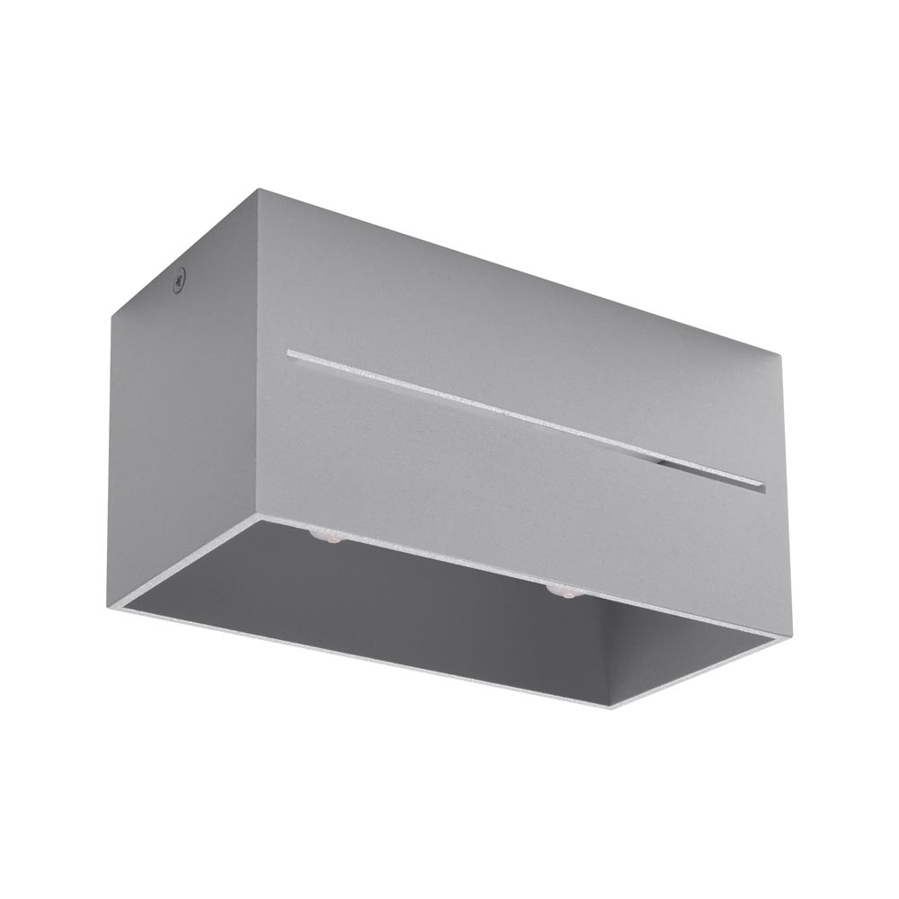 Aplique de techo LOBO 2 gris, G9 - XauenBatt Iluminación