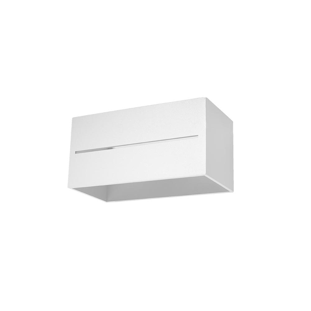 Aplique de pared LOBO MAXI blanco, G9 - XauenBatt Iluminación