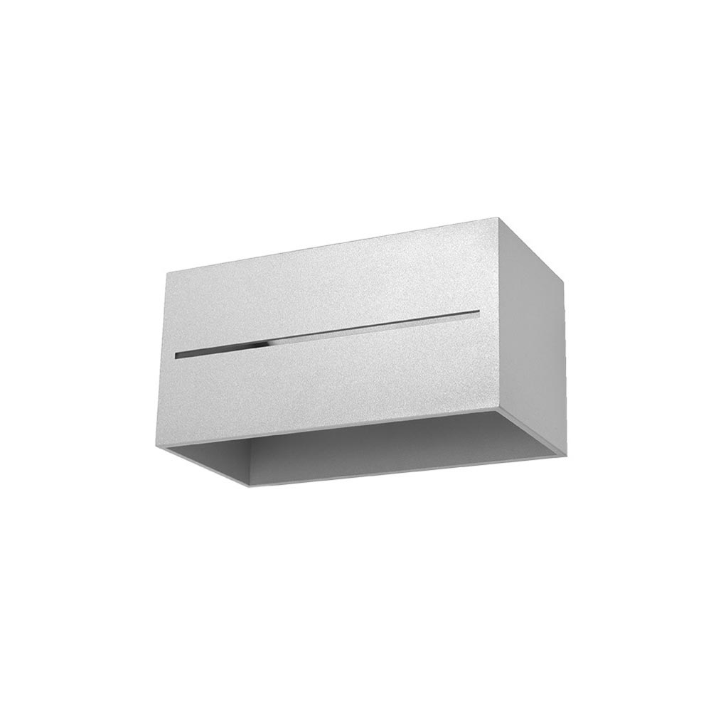 Aplique de pared LOBO MAXI gris, G9 - XauenBatt Iluminación