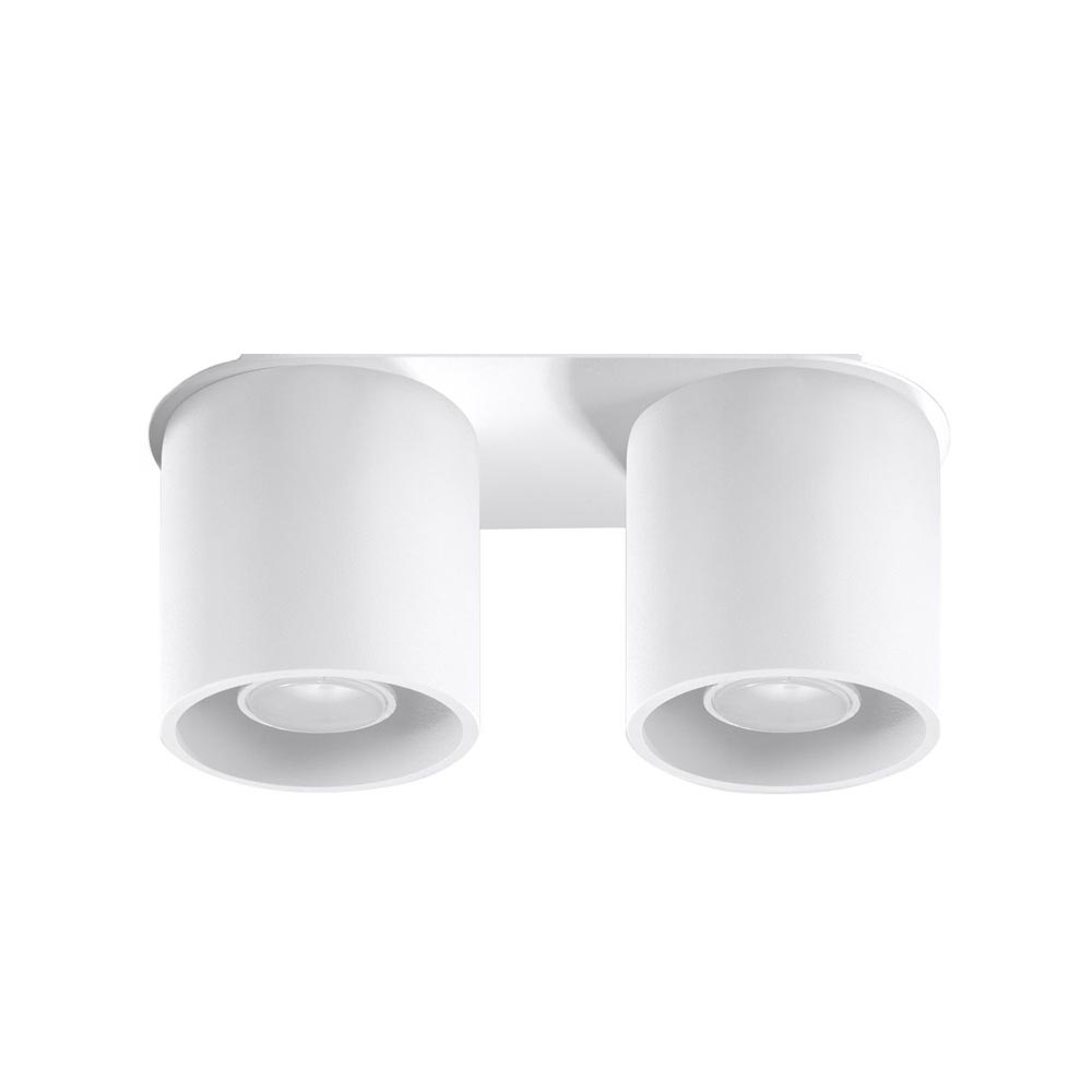Aplique de techo ORBIS 2 blanco, GU10 - XauenBatt Iluminación