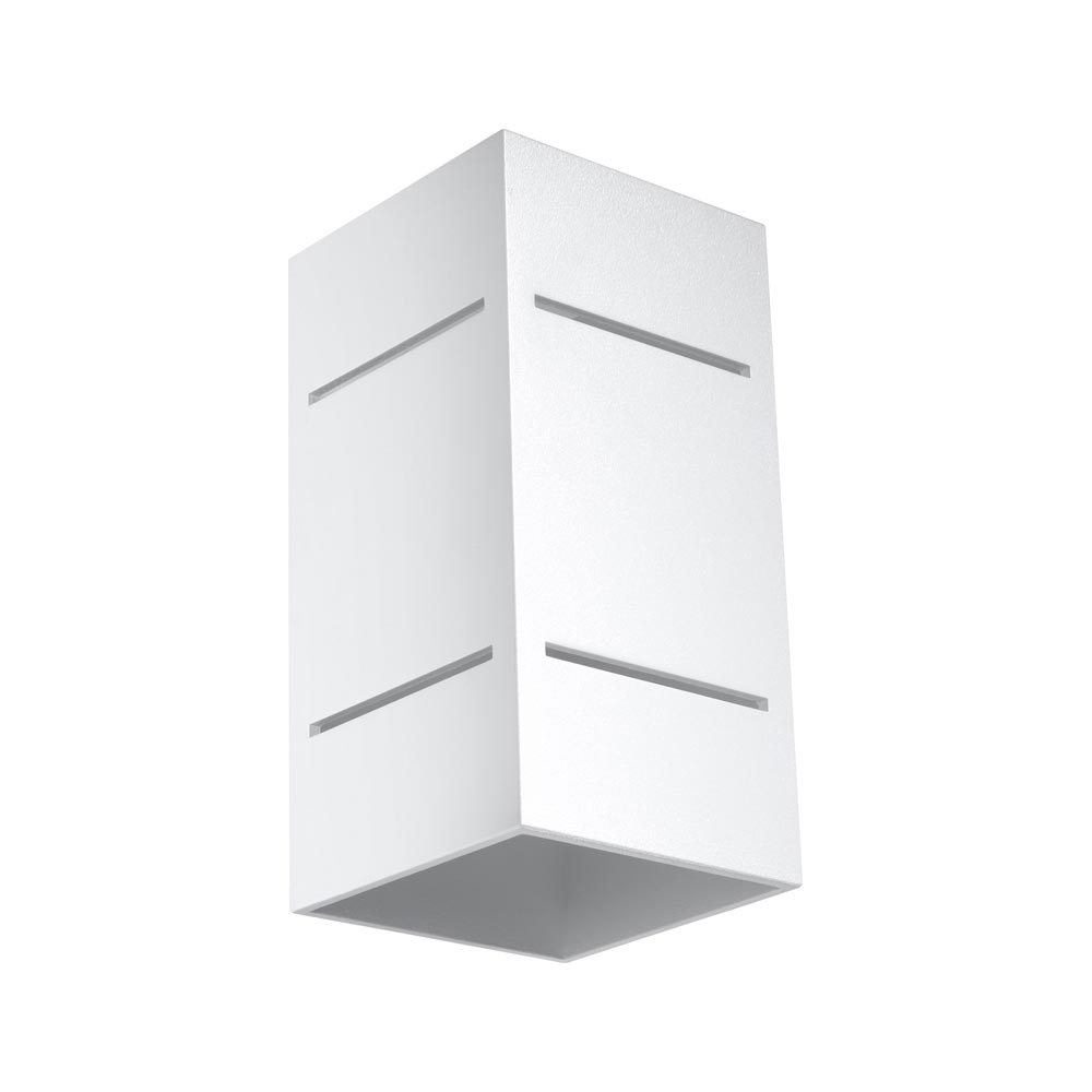 Aplique de pared BLOCCO blanco, G9 - XauenBatt Iluminación