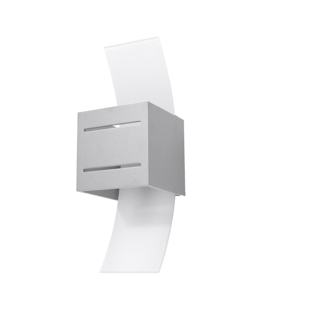 Aplique de pared LORETO gris, G9 - XauenBatt Iluminación
