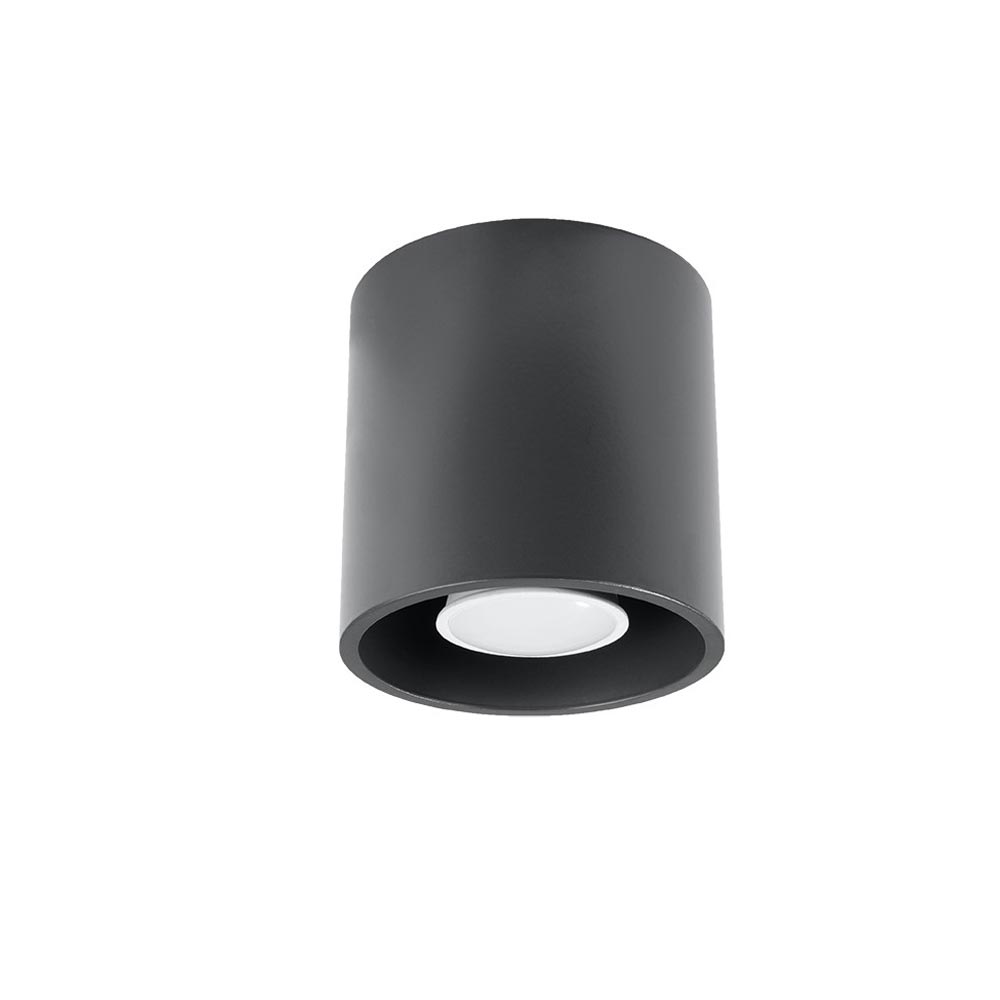 Aplique de techo ORBIS 1 antracita, GU10 - XauenBatt Iluminación
