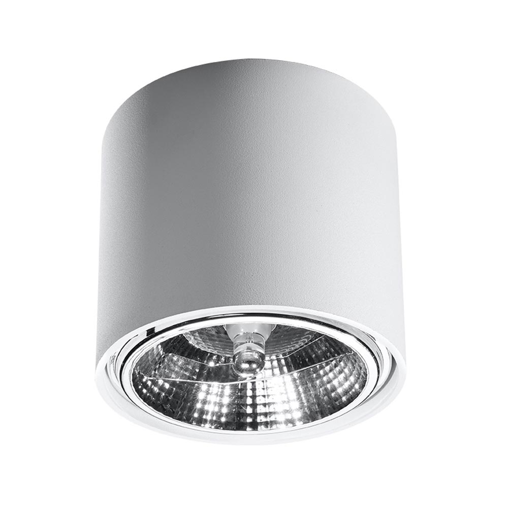 Aplique de techo TIUBE blanco, GU10 - XauenBatt Iluminación