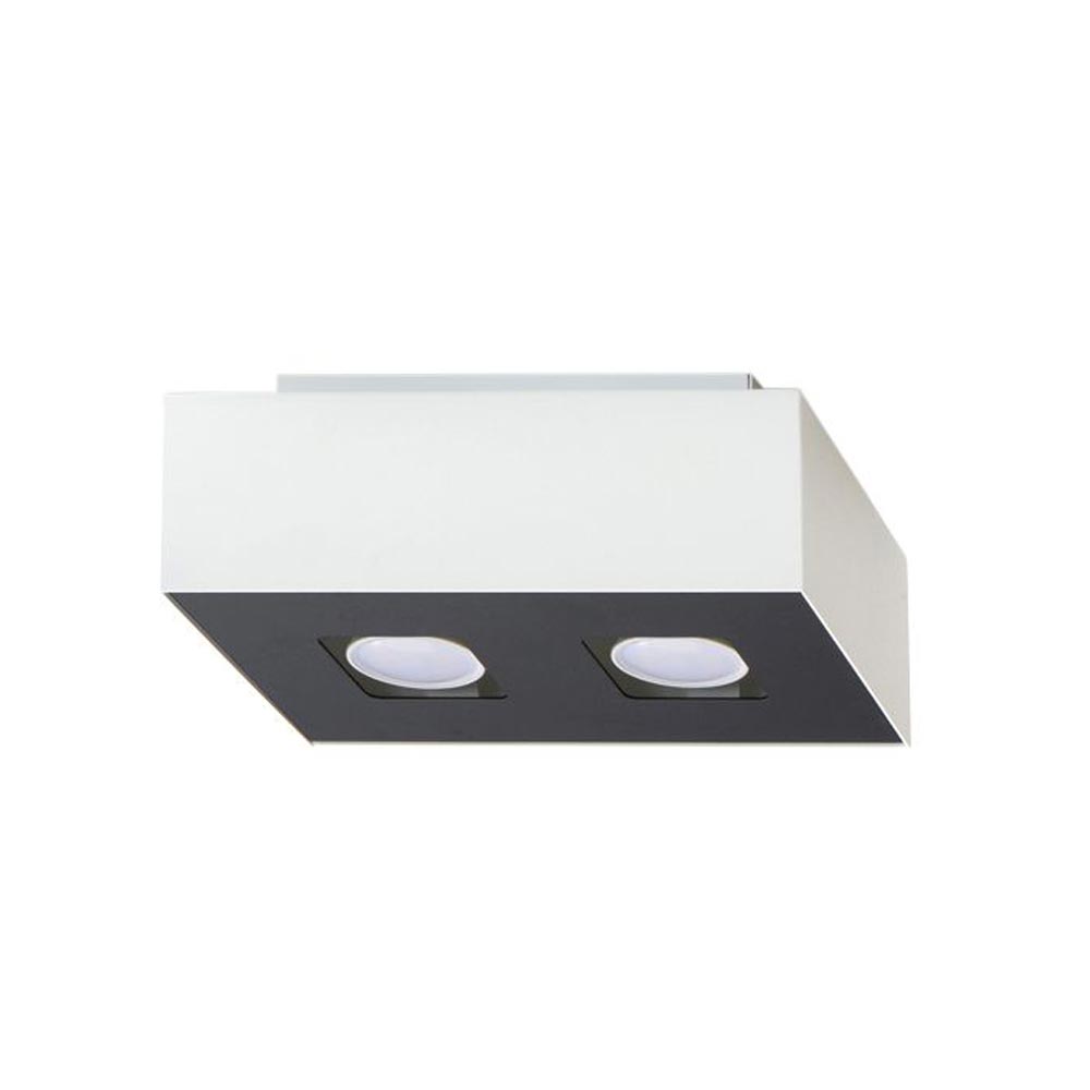 Aplique de techo MONO 2 blanco, GU10 - XauenBatt Iluminación