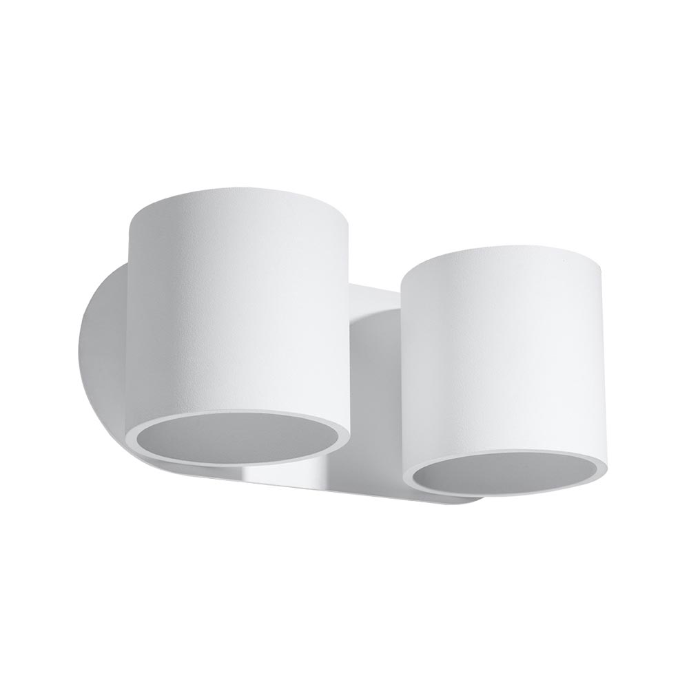 Aplique de pared ORBIS 2 blanco, G9 - XauenBatt Iluminación