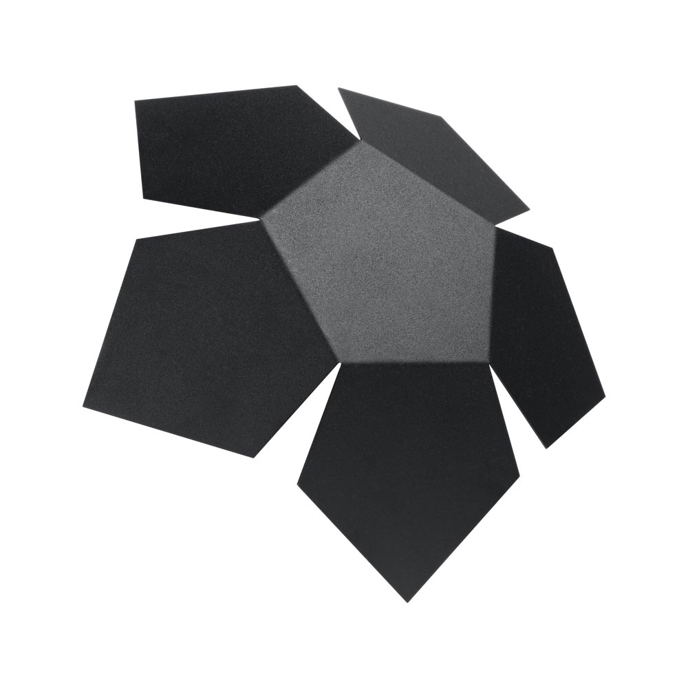 Aplique de pared PENTA negro, G9 - XauenBatt Iluminación