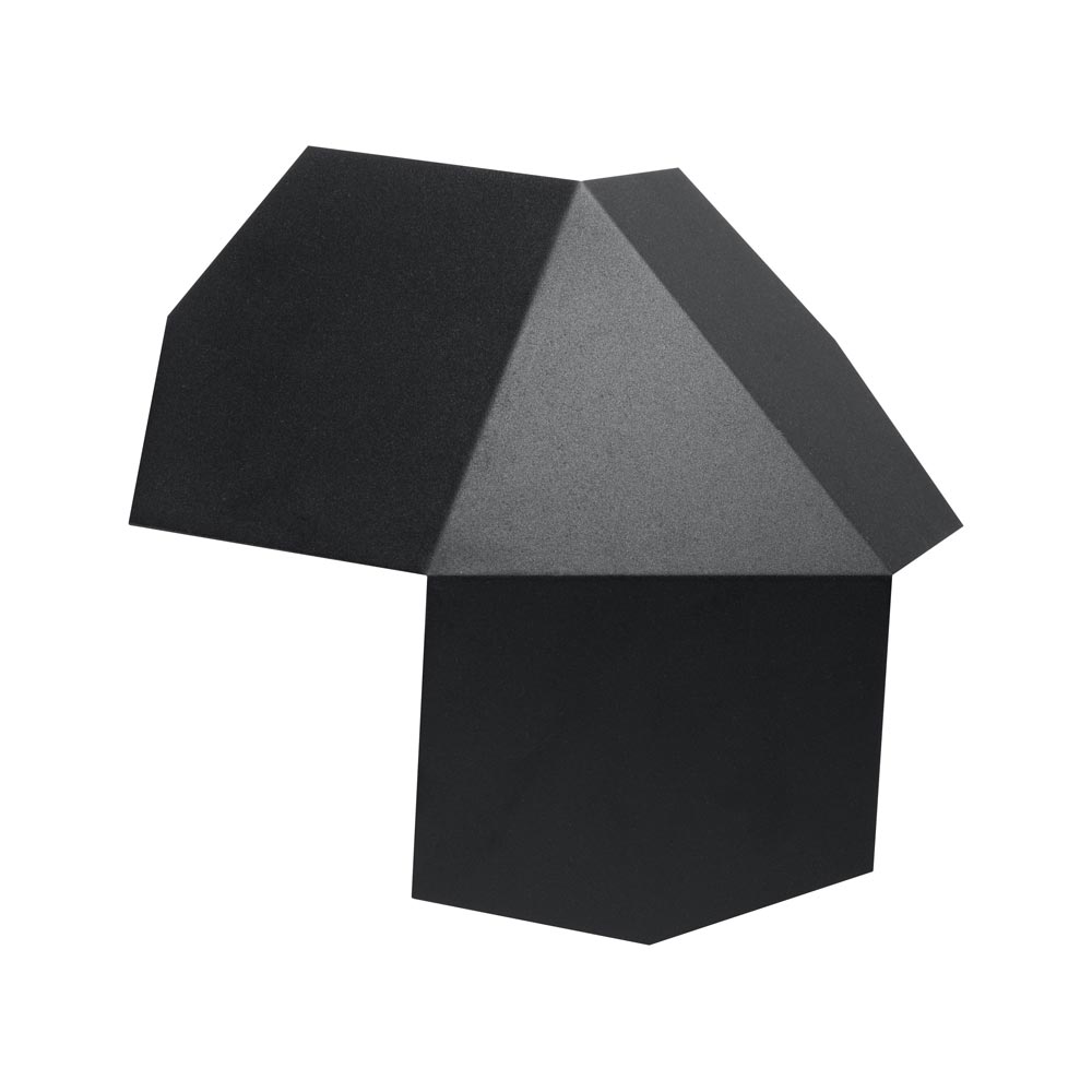 Aplique de pared TRES negro, G9 - XauenBatt Iluminación