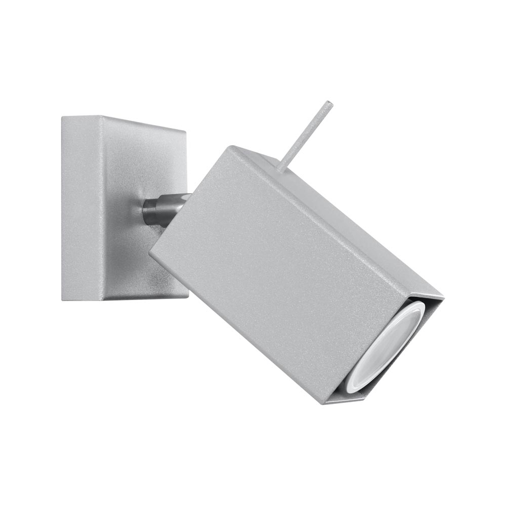Aplique de pared MERIDA 1 gris, GU10 - XauenBatt Iluminación