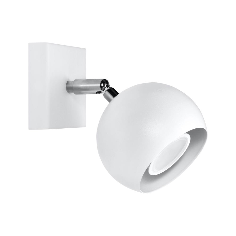 Aplique de pared OCULARE blanco, GU10 - XauenBatt Iluminación