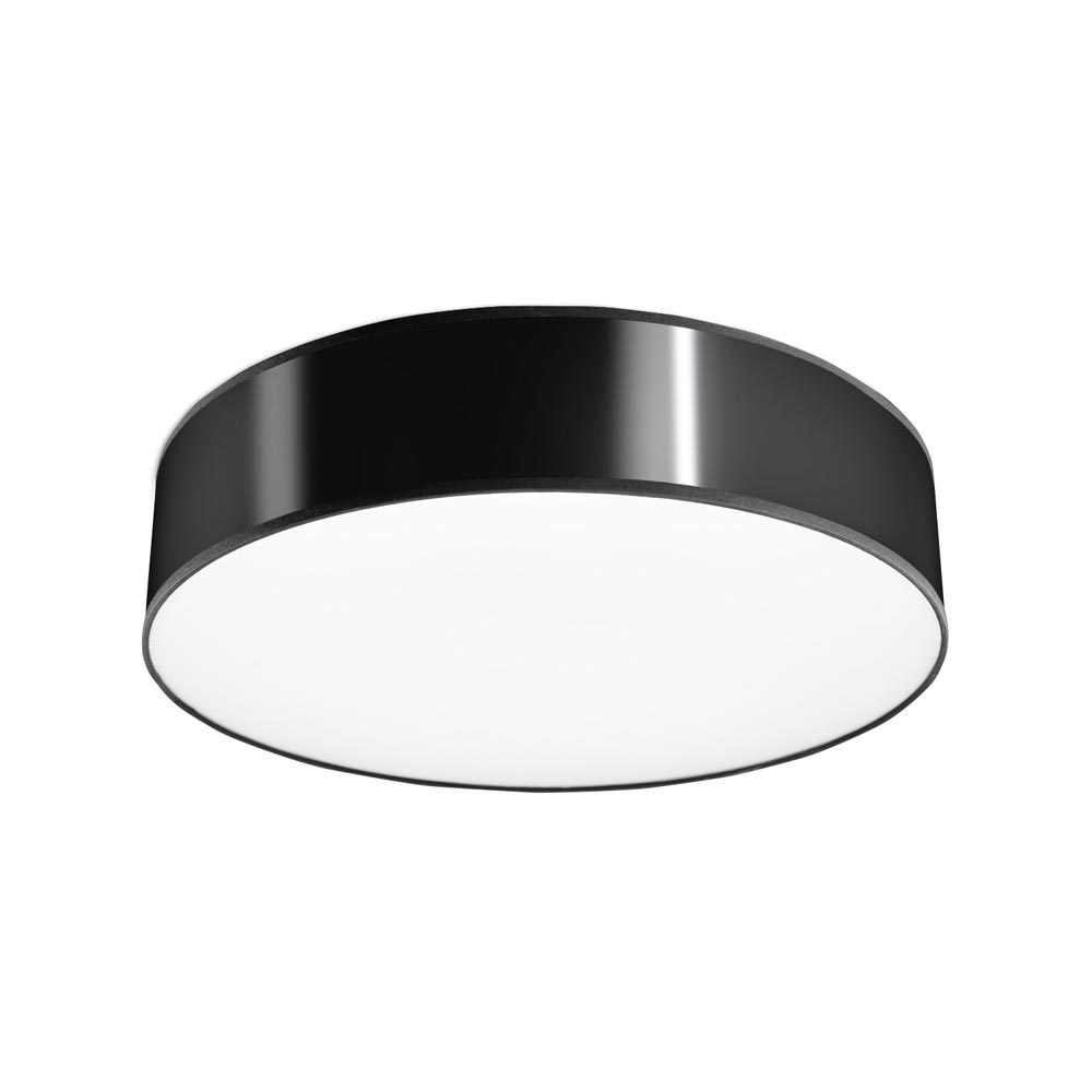 Aplique de techo ARENA 45 negro, E27 - XauenBatt Iluminación