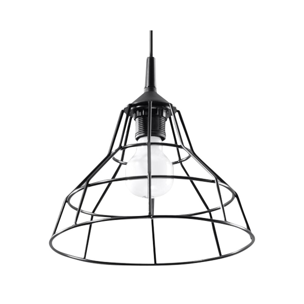 Lámpara de techo ANATA negro, E27 - XauenBatt Iluminación