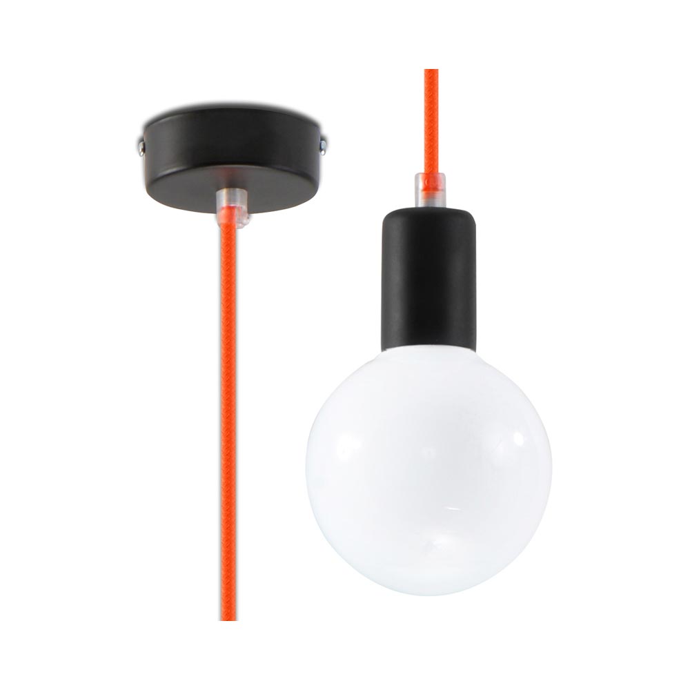Lámpara de techo EDISON orange - XauenBatt Iluminación