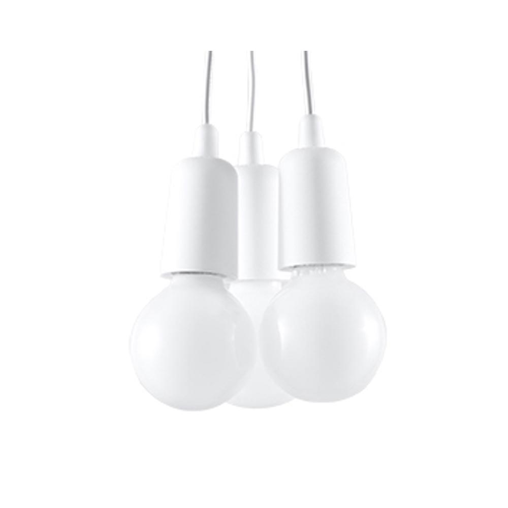 Lámpara de techo DIEGO 3 blanco, E27 - XauenBatt Iluminación