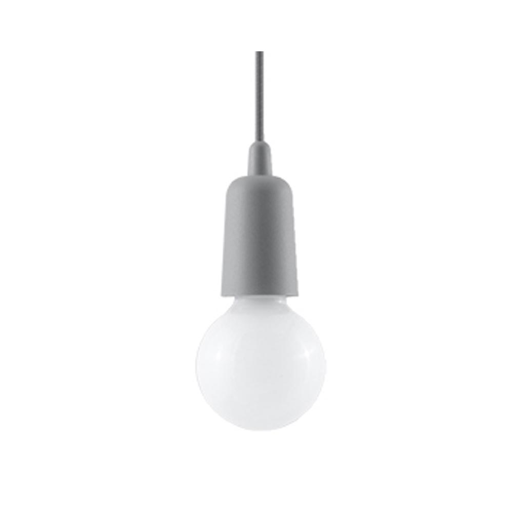 Lámpara de techo DIEGO 1 gris, E27 - XauenBatt Iluminación