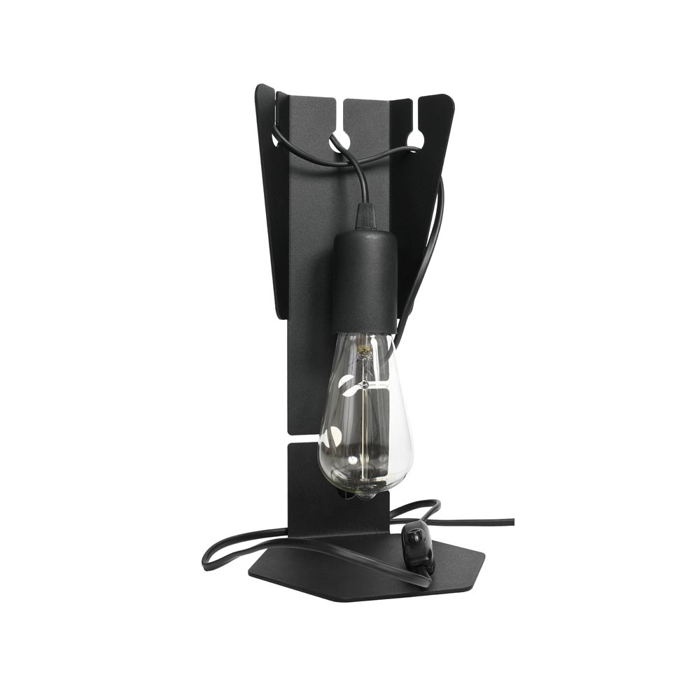 Lámpara de mesa ARBY negro, E27 - XauenBatt Iluminación