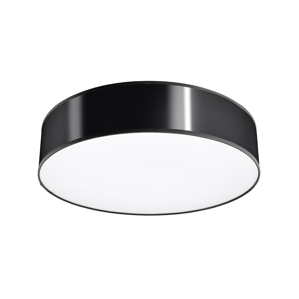 Aplique de techo ARENA 55 negro, E27 - XauenBatt Iluminación