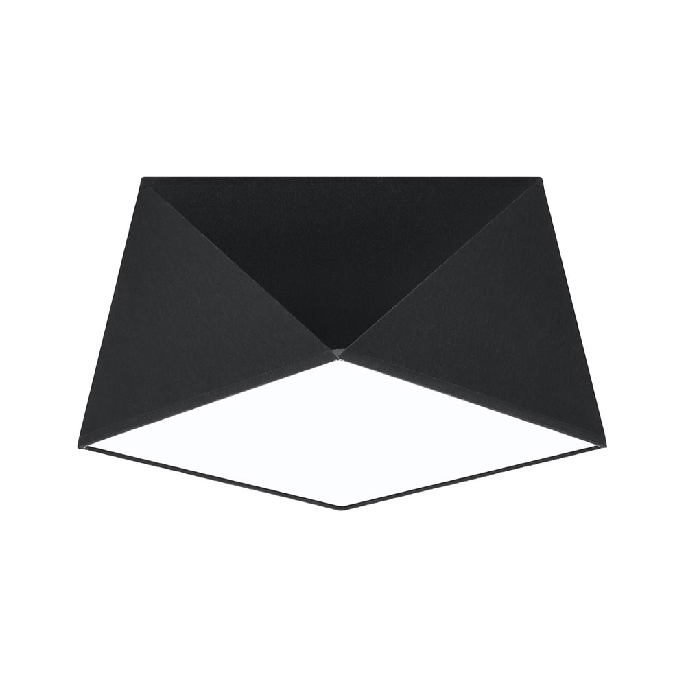 Aplique de techo HEXA 25 negro, E27 - XauenBatt Iluminación