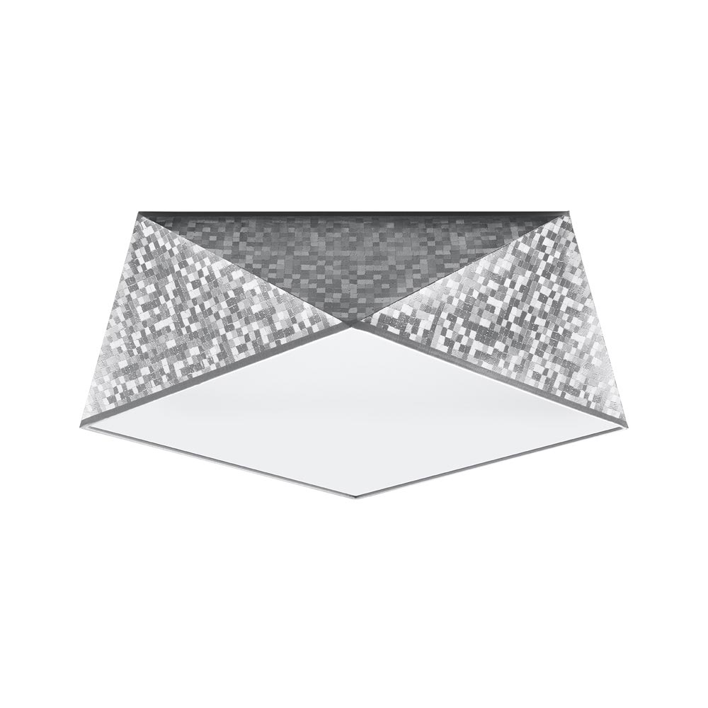 Aplique de techo HEXA 35 silver - XauenBatt Iluminación
