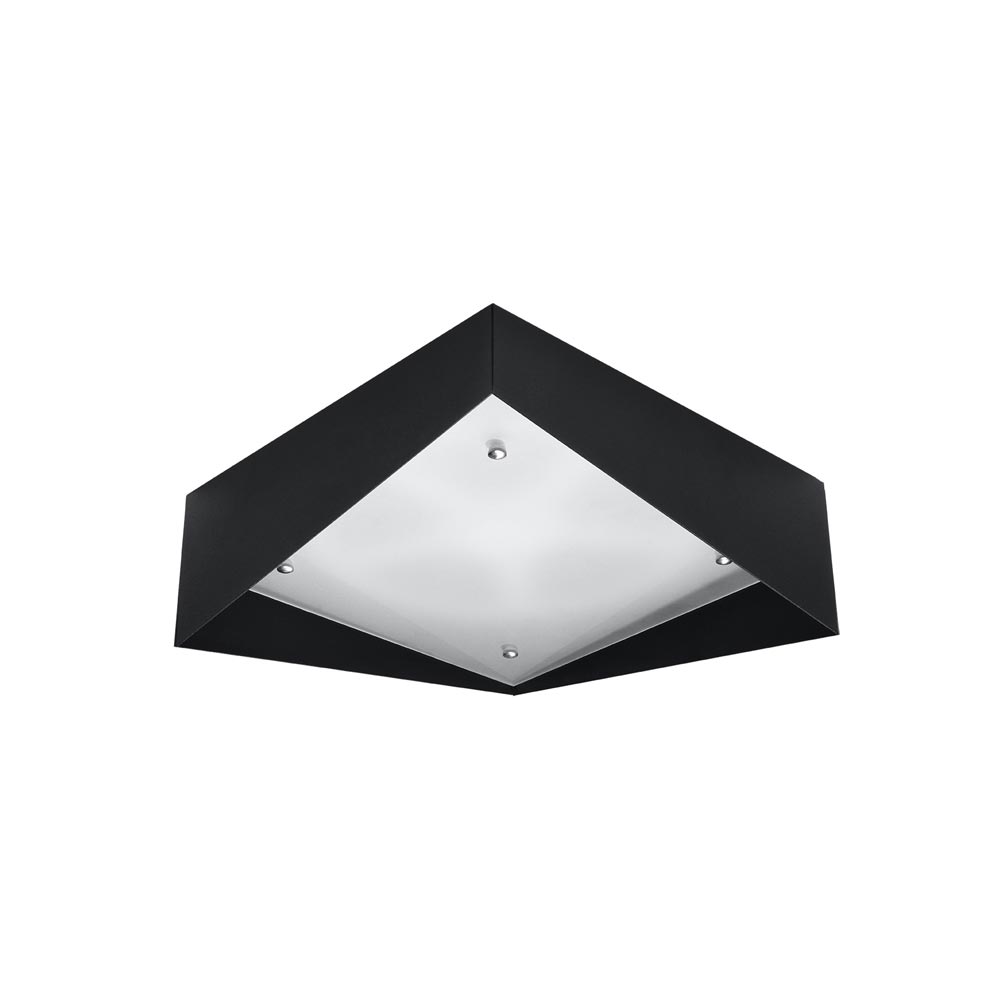 Aplique de techo AVIOR negro, E27 - XauenBatt Iluminación