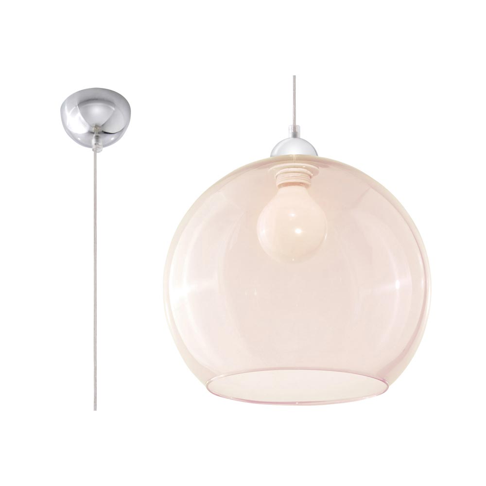 Lámpara colgante BALL champagne, E27 - XauenBatt Iluminación