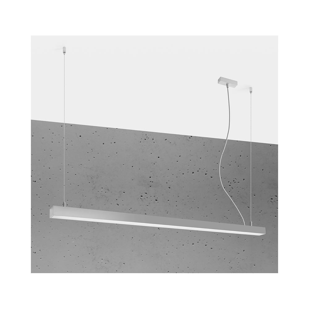 Lámpara de techo PINNE LED 145 gris, 31W - XauenBatt Iluminación