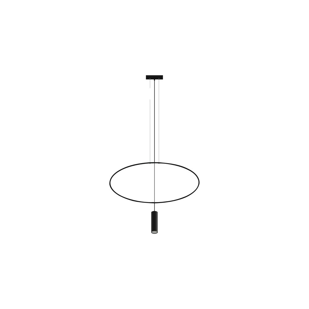 Lámpara de techo HOLAR 1 negro, GU10 - XauenBatt Iluminación