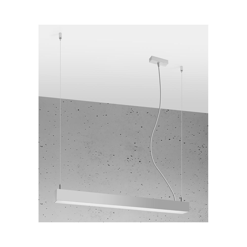 Lámpara de techo PINNE LED LED 65 gris, 22W - XauenBatt Iluminación