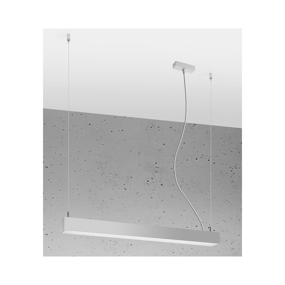 Lámpara de techo PINNE LED 65 gris, 22W - XauenBatt Iluminación