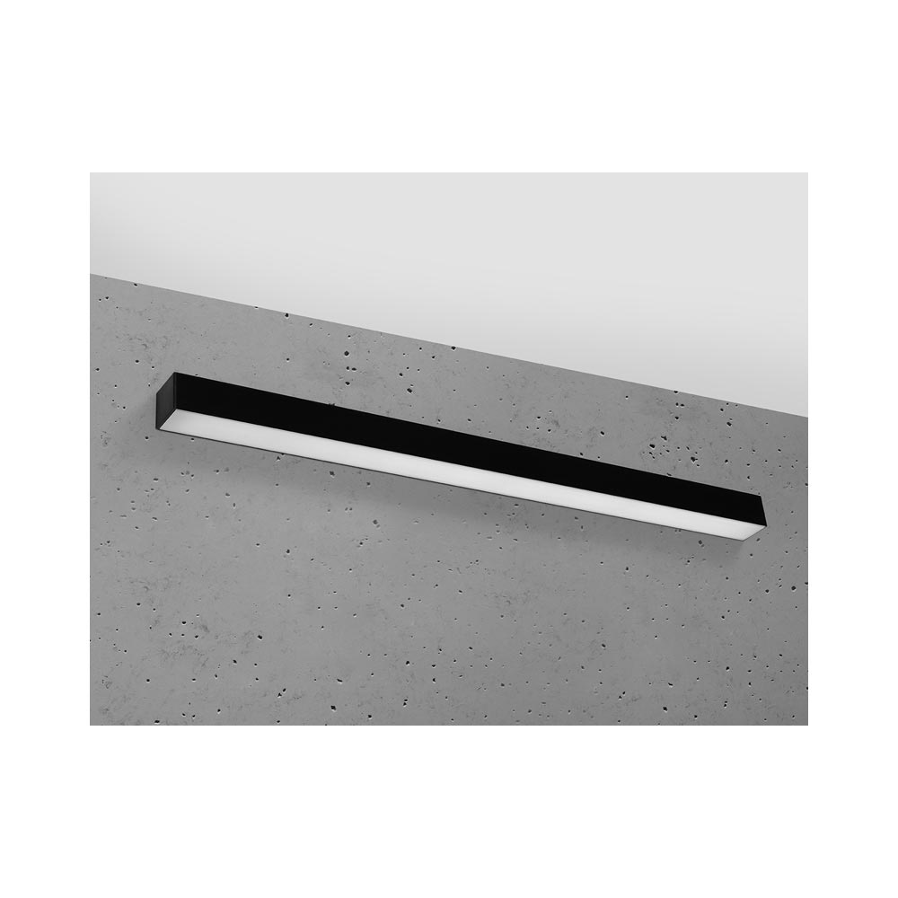 Aplique de pared PINNE LED 95 negro, 31W - XauenBatt Iluminación